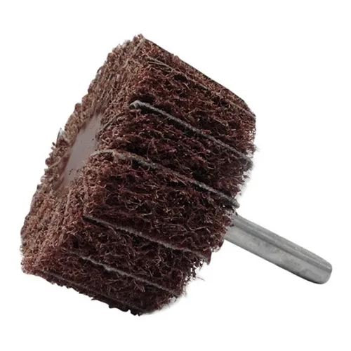 RUEDA DE FIBRA Y LIJA 2" X 1" X 1/4" GRANO 80 (MEDIANO)AUSTROMEX 1601