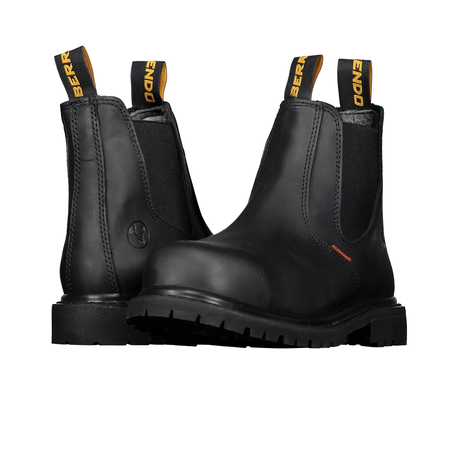 BOTA SOLDADOR NEGRA CASQUILLO ACERO BERRENDO MOD. 157 TALLA 7
