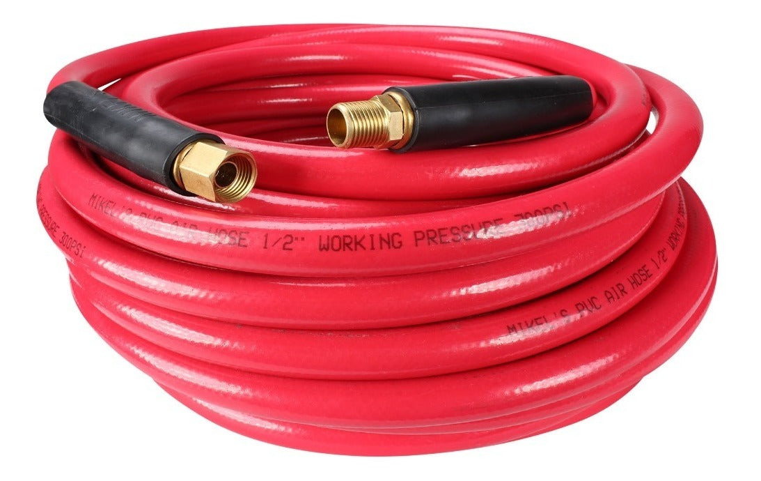 MANGUERA PVC PARA AIRE 1/2" X 10m CON CONEXIONES 3/8" NPT MIKELS MAP-1210