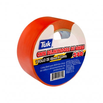 CINTA DELIMITADORA NARANJA 48mm X 33m (2") TUK 340 NR 434021