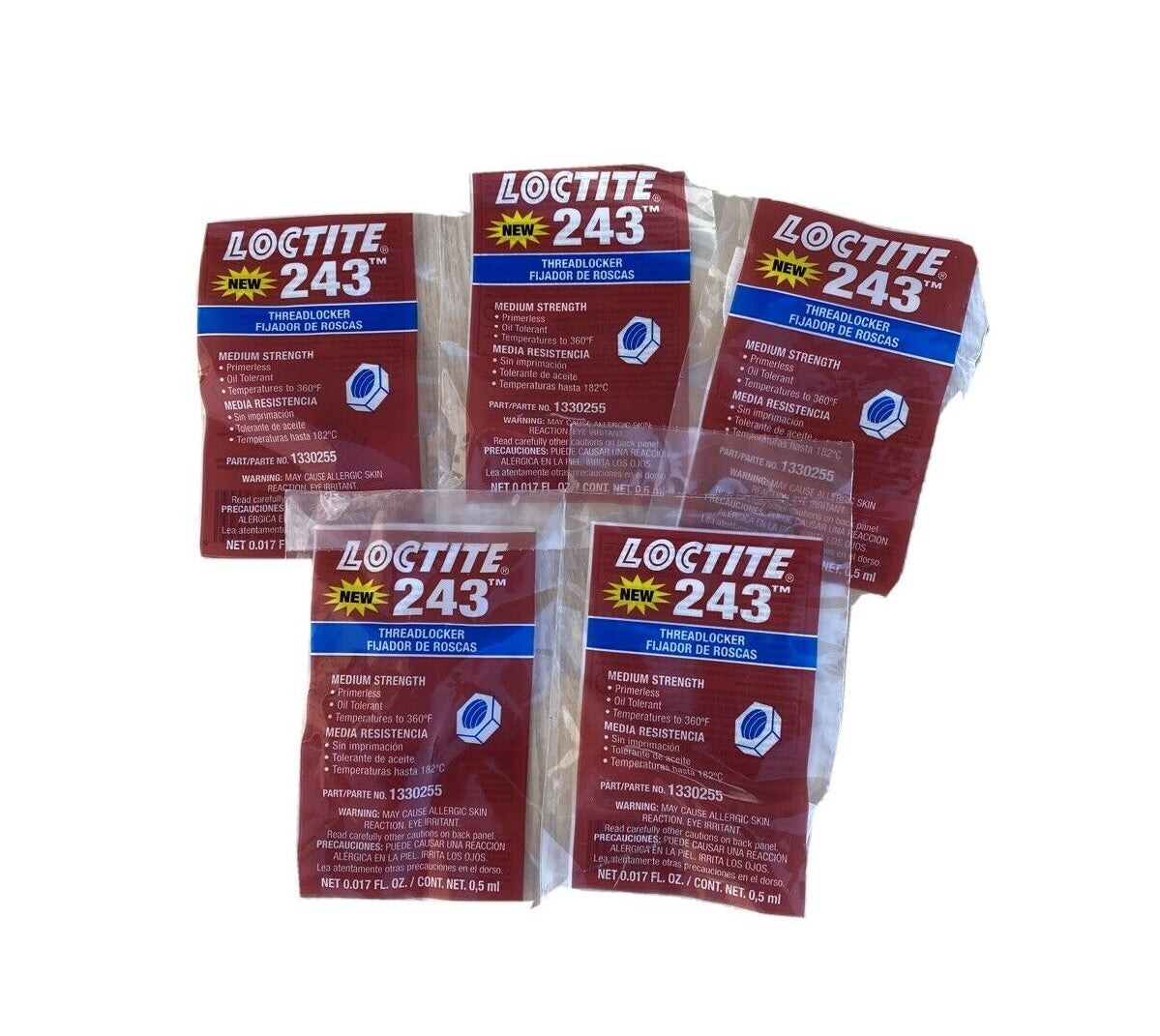 FIJADOR DE ROSCA CAPSULA 5gr RESISTENCIA MEDIA LOCTITE #243/ 1330255