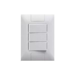 APAGADOR TRIPLE 3X UNIPOLAR 10A/250V