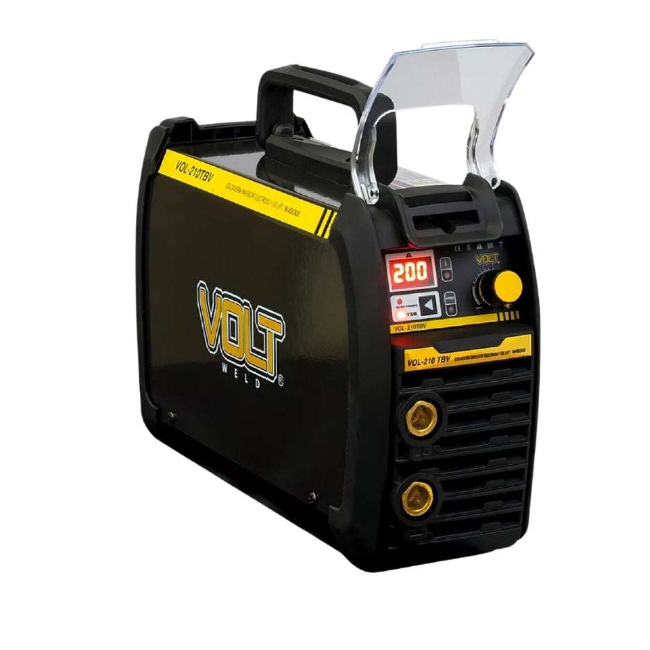 MAQUINA SOLDAR INVERSOR, ELECTRODO Y TIG (110/220V) 120-200 AMP (3/32" - 5/32") VOLT VOL-210TBV