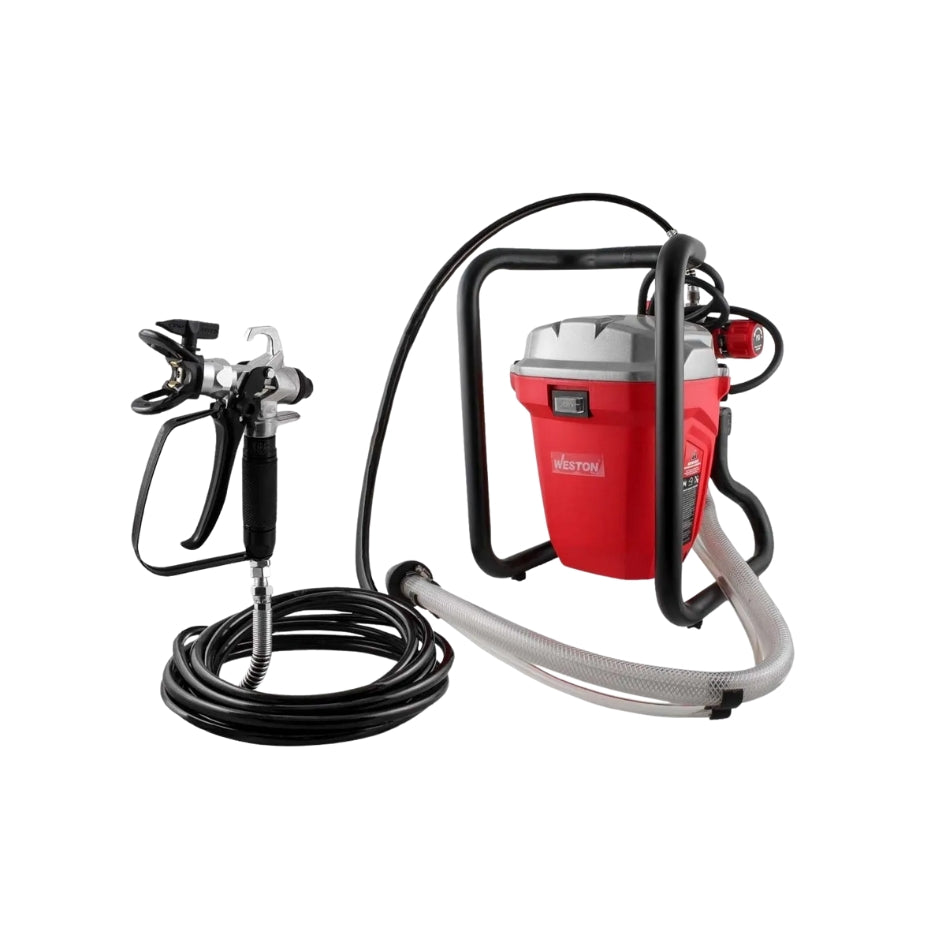 MAQUINA PINTURA AIRLESS 750w 3,000psi 110V MANGUERA 7.6m WESTON W-70290