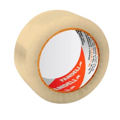 CINTA PARA EMPAQUE TRANSPARENTE 48mm X 50m (2'') FANDELI 80110