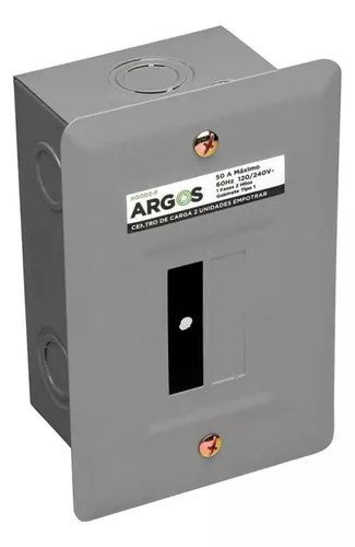 CENTRO DE CARGA 2 UNIDADES SOBREPONER 50 A ARGOS AQOD2-S