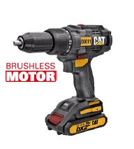 TALADRO DESTORNILLADOR DE 18V SIN ESCOBILLAS -  65NM CATERPILLAR MOD. DX11