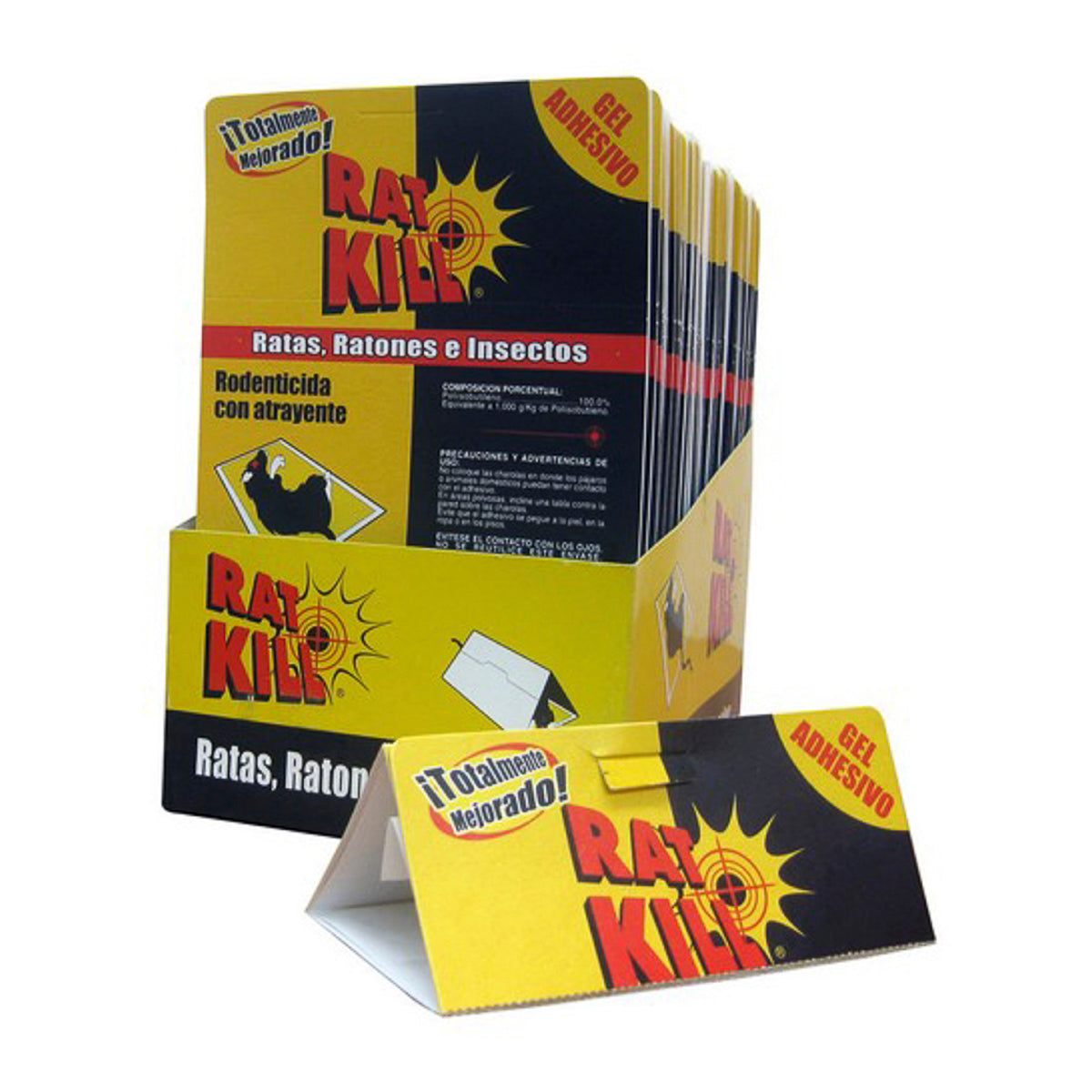 RATONERA DE PAPEL CON PEGAMENTO RAT-KILL R-207