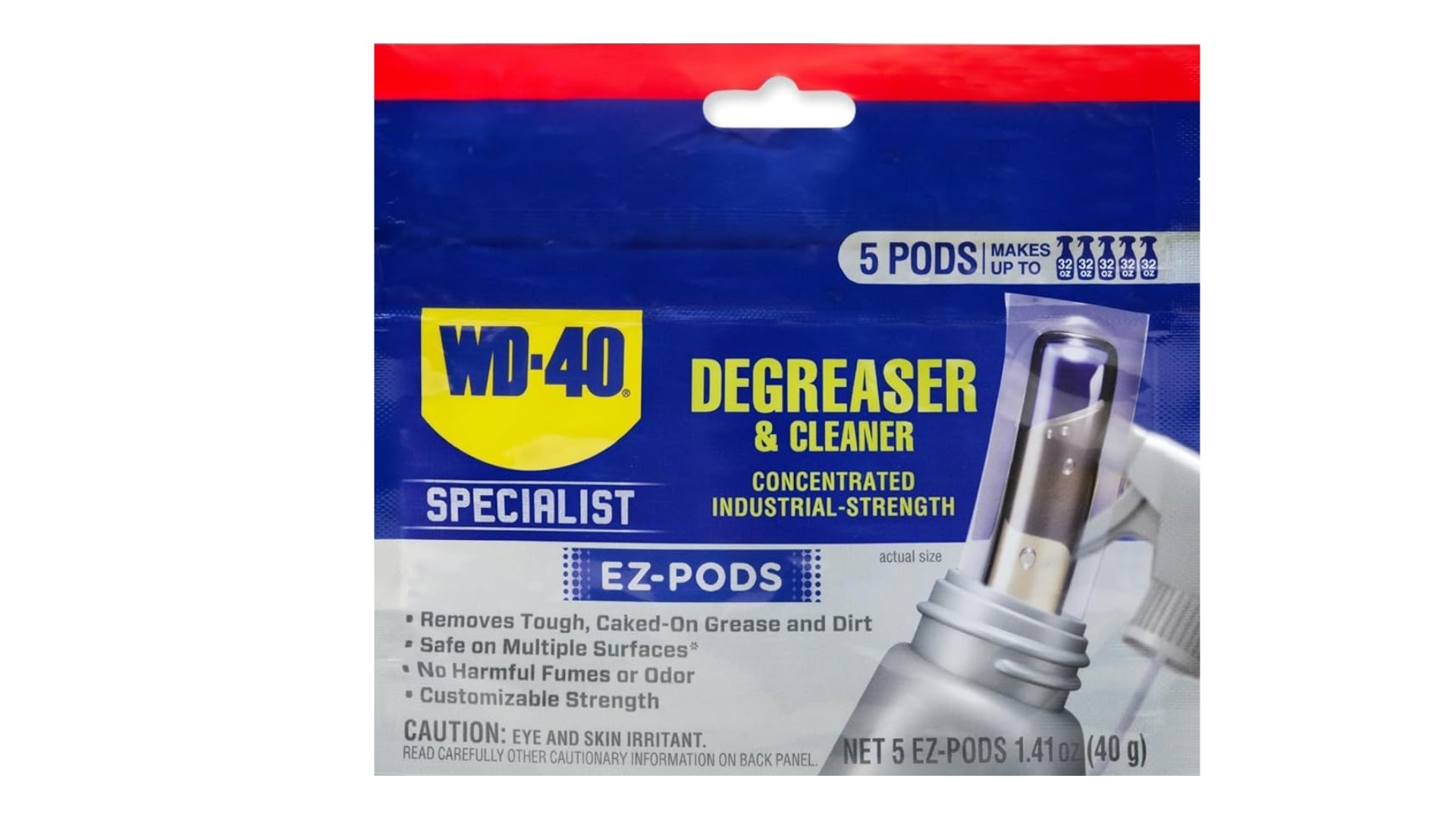 LIMPIADOR Y DESENGRASANTE WD-40 (5 BOLSAS) SPECIALIST EZ-POD 300882