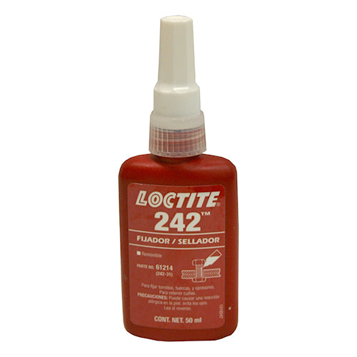 FIJADOR DE ROSCA 50ml RESISTENCIA MEDIA REMOVIBLE LOCTITE #242/ 24231/270889