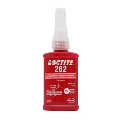 FIJADOR Y SELLADOR DE ROSCA 50ml SOPORTA ALTA VIBRACION LOCTITE #262 1610077 / 135374