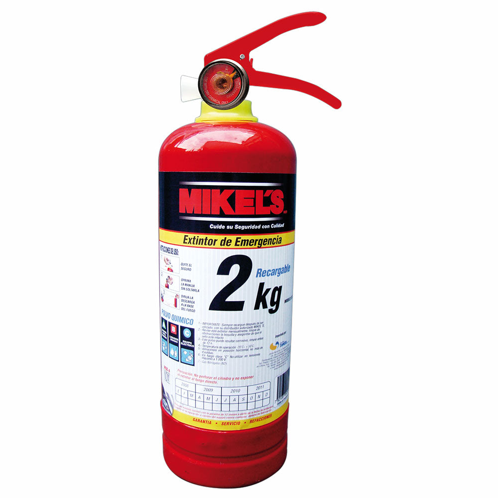 EXTINTOR DE EMERGENCIA 2kg MIKELS EE-2