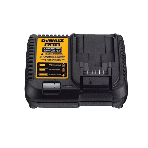 CARGADOR PARA BATERIA 12V- 20V MAX (CON INDICADOR LED) DEWALT DCB115