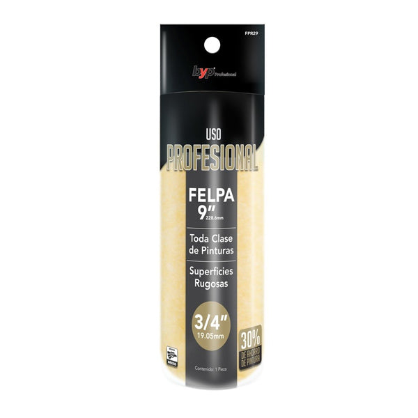 FELPA ALTA DENSIDAD 3/4 X 9" PROFESIONAL BYP FPR29