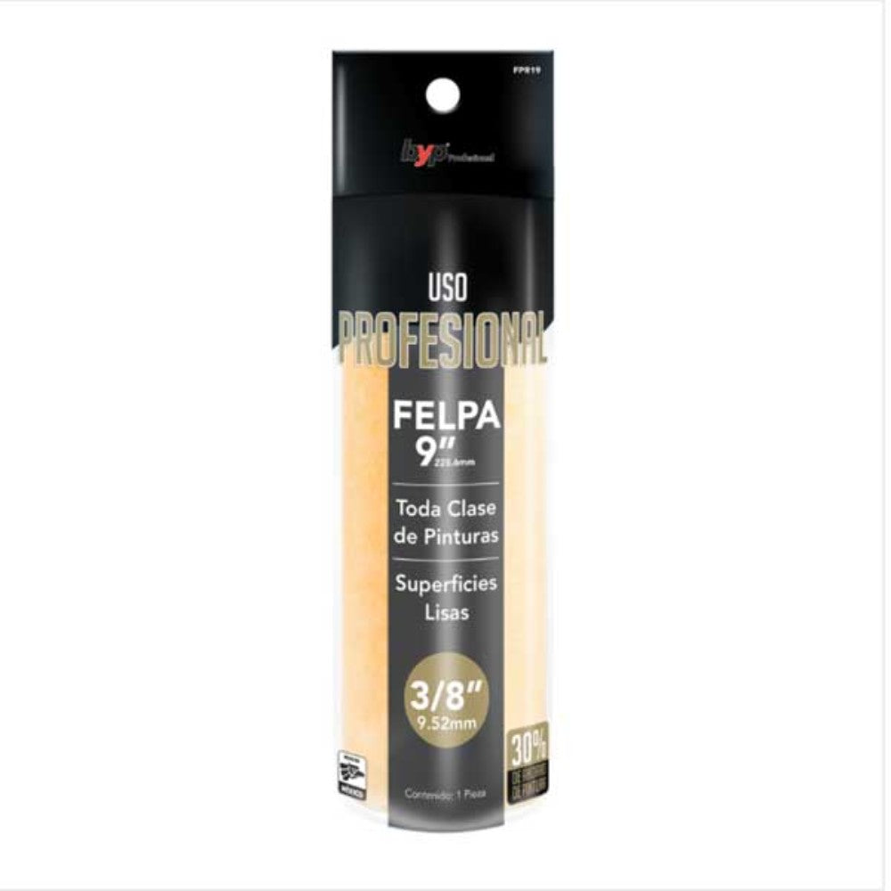 FELPA ALTA DENSIDAD 3/4 X 9" PROFESIONAL BYP FPR29