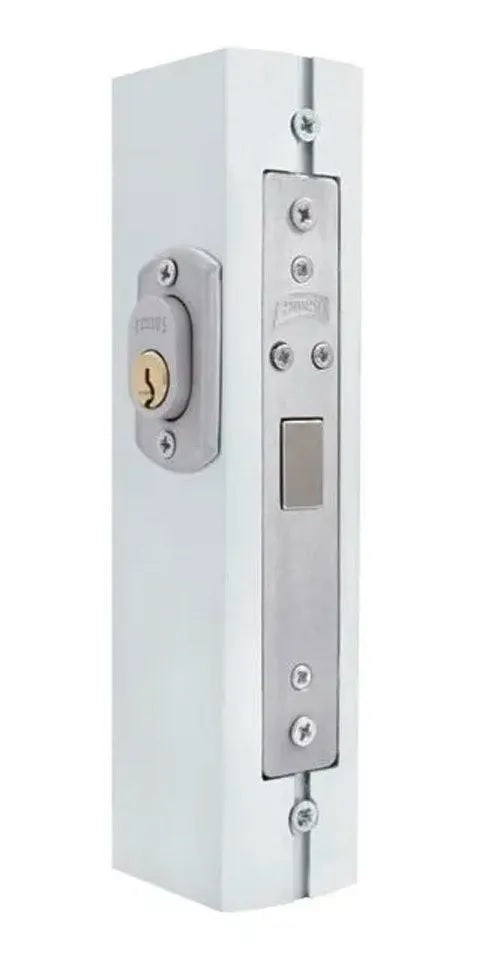 CERRADURA SIN MANIJA PARA PERFIL ALUMINIO NATURAL PHILLIPS D.C. 550CH-AN