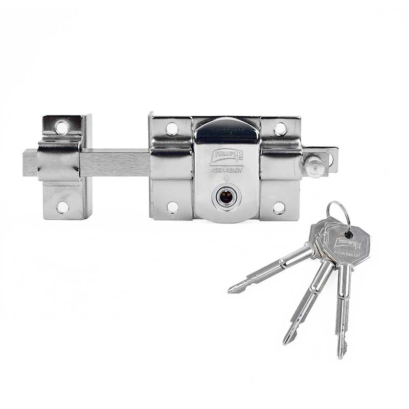 CERRADURA DE BARRA (IZQUIERDA) LLAVE TETRA CROMO PHILLIPS X900