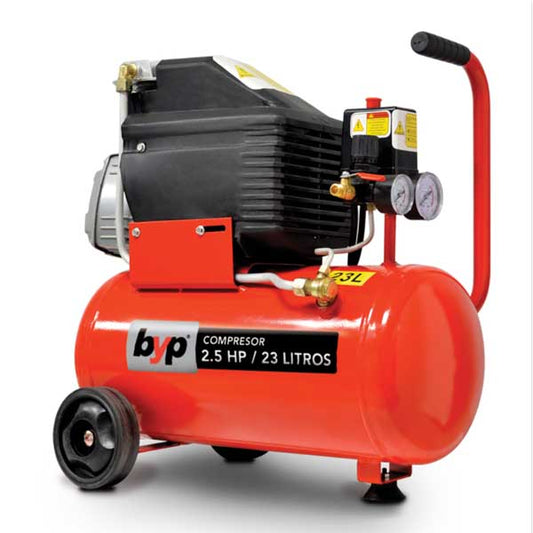 COMPRESOR HORIZONTAL 2.5HP 23lts (110 PSI) 110V BYP COM23