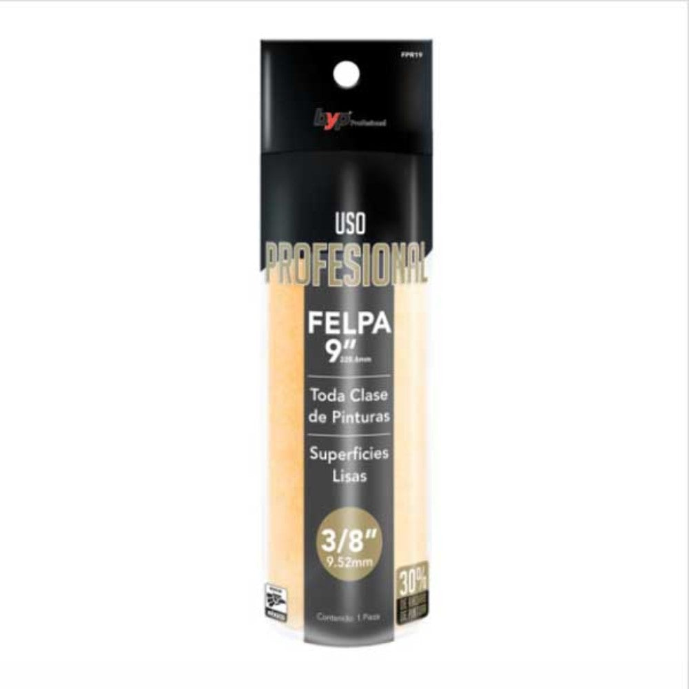 FELPA ALTA DENSIDAD 1-1/4 X 9" (PACHON) PROFESIONAL BYP FPR49