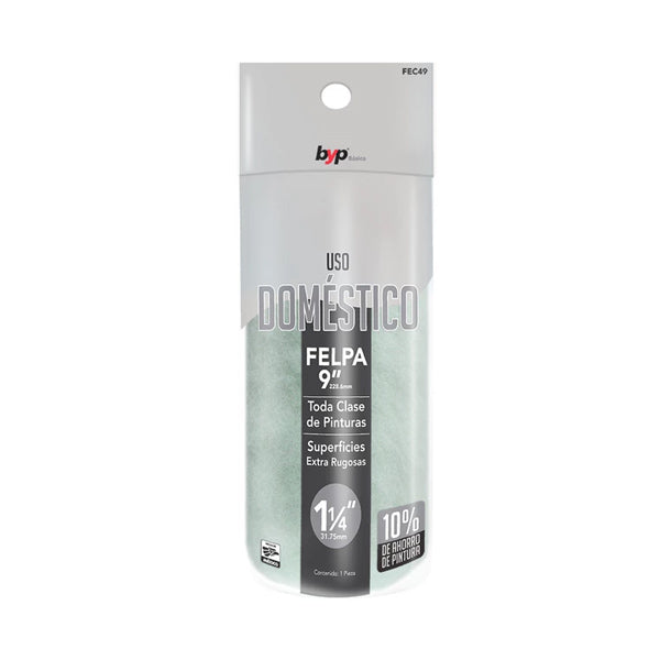 FELPA ECONO ROLL 1-1/4 X 9" (PACHON) BYP FEC49