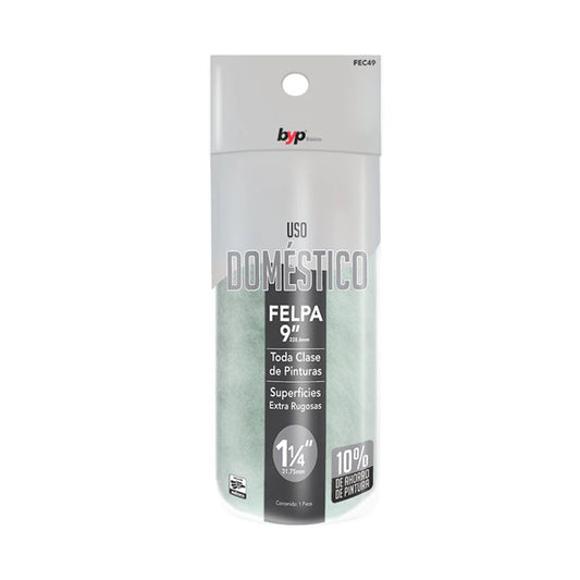 FELPA ECONO ROLL 1-1/4 X 9" (PACHON) BYP FEC49