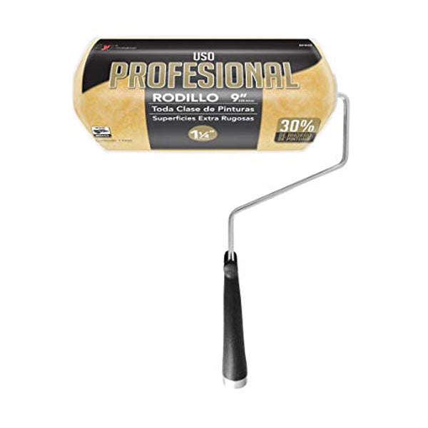 RODILLO ALTA DENSIDAD (PROFESIONAL) 1-1/4" X 9" BYP RPR49