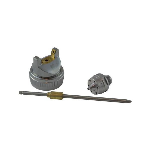 ACCESORIO P/ PISTOLA PINTAR  BOQUILLA, AGUJA Y TOBERA (2.0MM) PLASTICO 600ML BYP PBP20