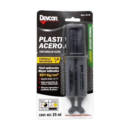 PLASTIACERO NORMAL JERINGA 42gr NEGRO DEVCON R2-42 GMS