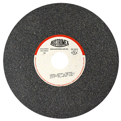 RUEDA ABRASIVA 12'' X 2'' X 1-1/4 GRADO 24 GRUESO USO GENERAL (ALTO RENDIMIENTO) AUSTROMEX 66