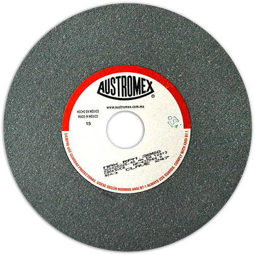 RUEDA ABRASIVA 8'' X 1'' X 1'' GRADO 80 FINO USO GENERAL (TUNGSTENO) AUSTROMEX 247