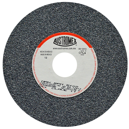 RUEDA ABRASIVA 6"X 1/2 X 1" GRADO 11 GRUESO USO GENERAL (ALTO RENDIMIENTO) AUSTROMEX 11