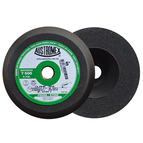 COPA DESBASTE PIEDRA 5" X 2" X 5/8 GRANO 80 (FINO) IMPERIAL AUSTROMEX 364