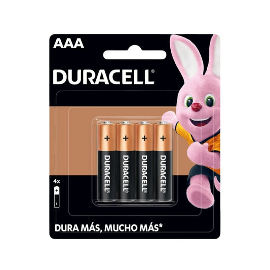 PILA BATERIA "AAA" DURACELL BLISTER (4 PILAS) MN2400B4