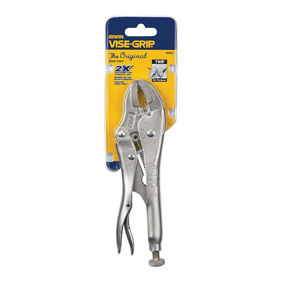 PINZA DE PRESION 7" QUIJADA CURVA ABRE FACIL VISE-GRIP IRWIN 7WR 702L3