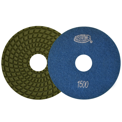 PAD DIAMANTE 4" GRANO 1500 (PULIDO HUMEDO) EASY-CUT AUSTROMEX 2875