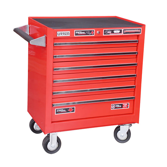 GABINETE MOVIL USO EXTRA PESADO 6 GAVETAS 27" URREA X27M6