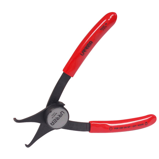 PINZA ANILLOS RETENCION CAMBIO RAPIDO .070 ANGULO 90° URREA 376L