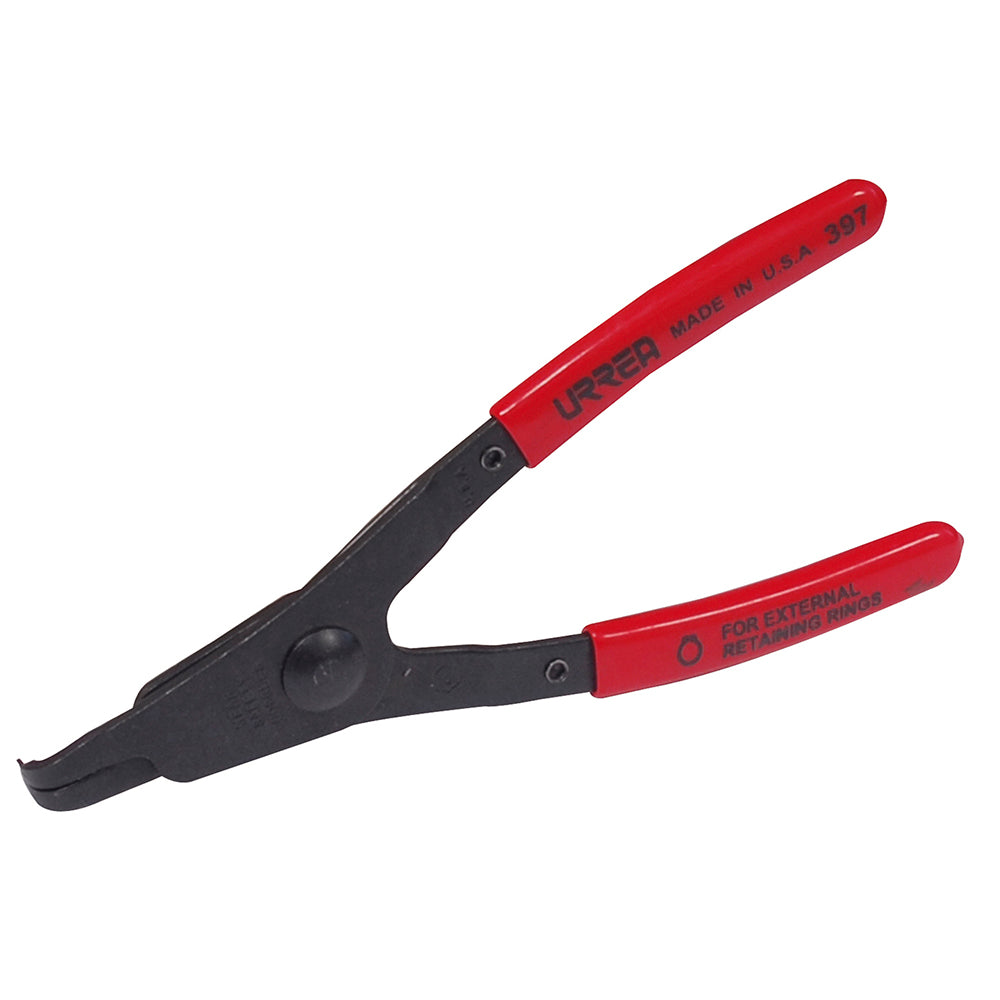 PINZA ANILLOS DE RETENCION FIJAS EXTERIORES ANGULO DE 90° URREA 397