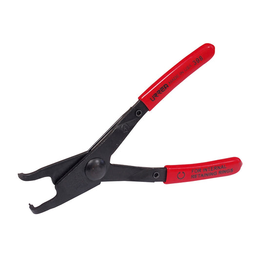 PINZA ANILLOS DE RETENCION FIJAS INTERIORES ANGULO DE 45° URREA 398