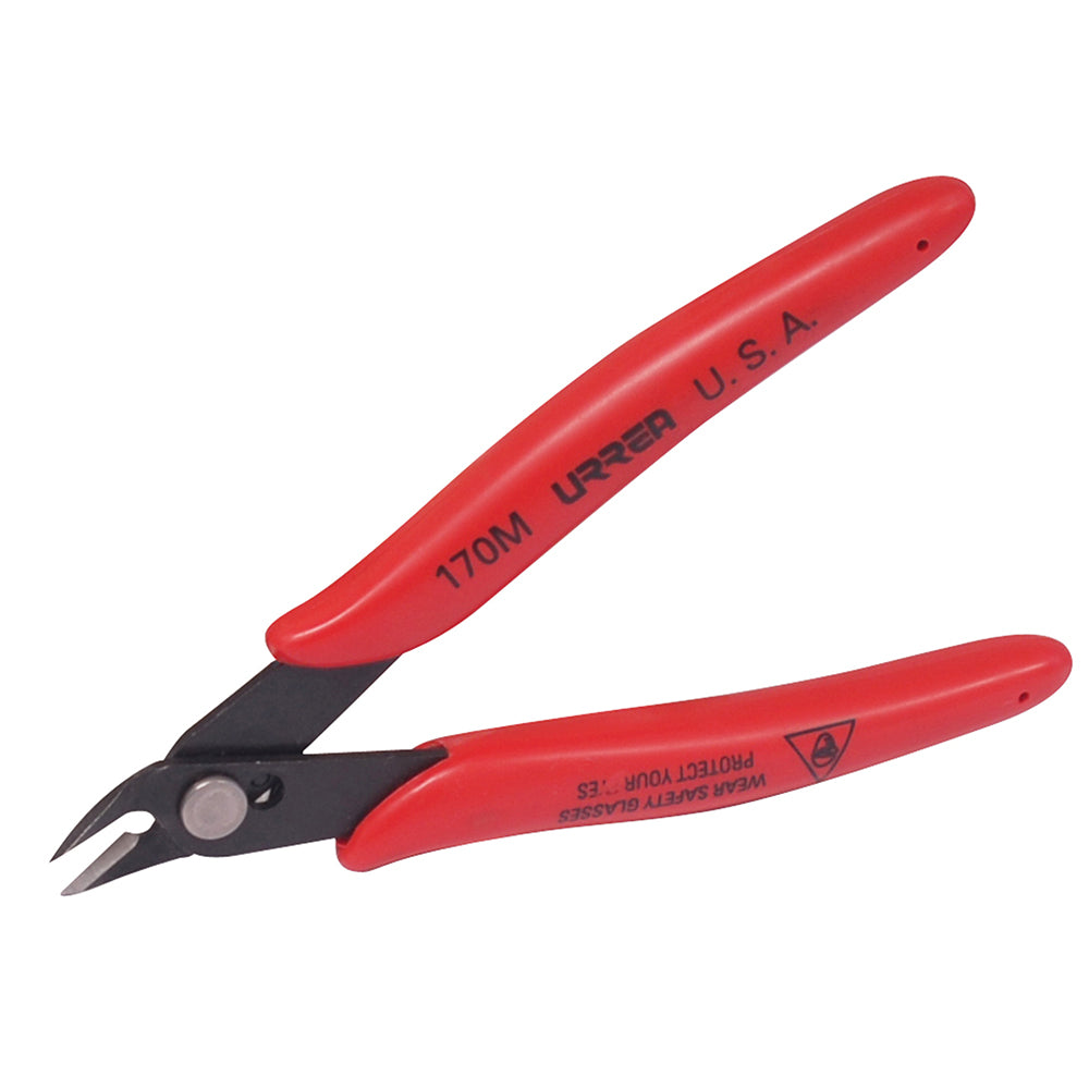 PINZA PARA ELECTRONICA CORTE AL RAS 22° USO PESADO URREA 170M