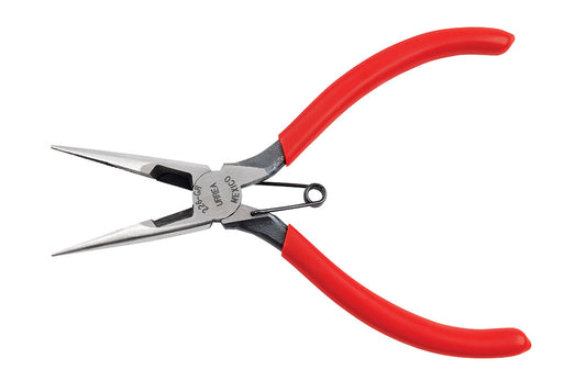 PINZA PUNTA LARGA CORTE LATERAL 6-5/8" CON RESORTE URREA 226GR