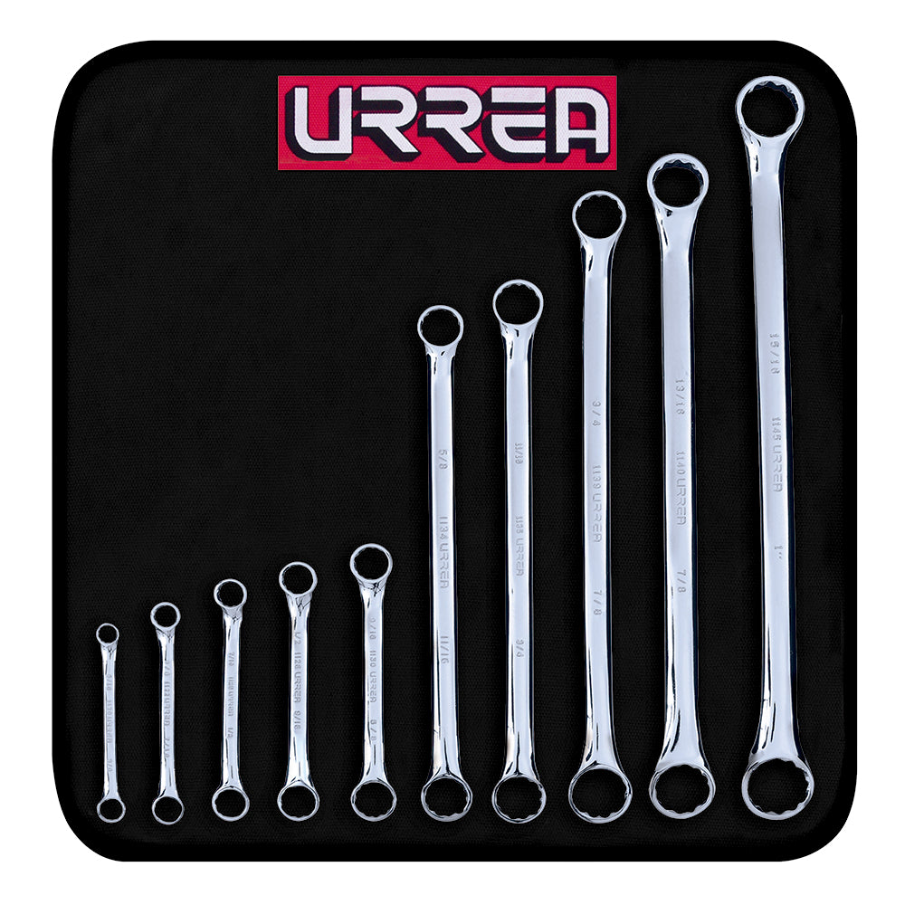LLAVES DE ESTRIA (JUEGO 10PZ) STD HASTA 1" URREA 1100D