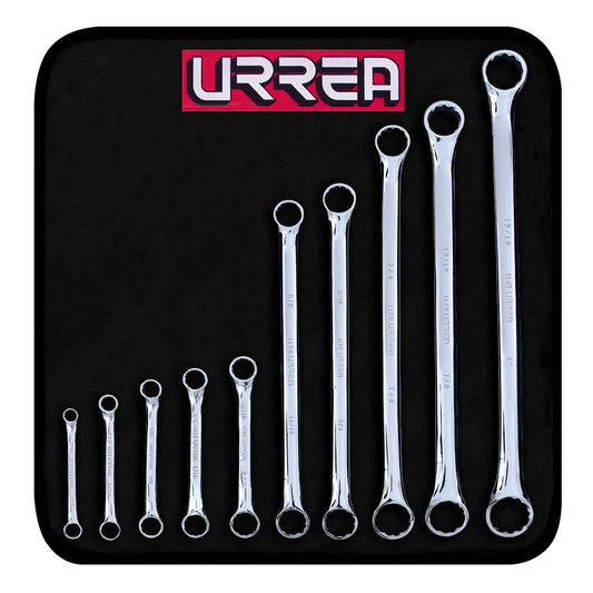 LLAVES DE ESTRIA (JUEGO 10PZ) STD HASTA 1" URREA 1100D
