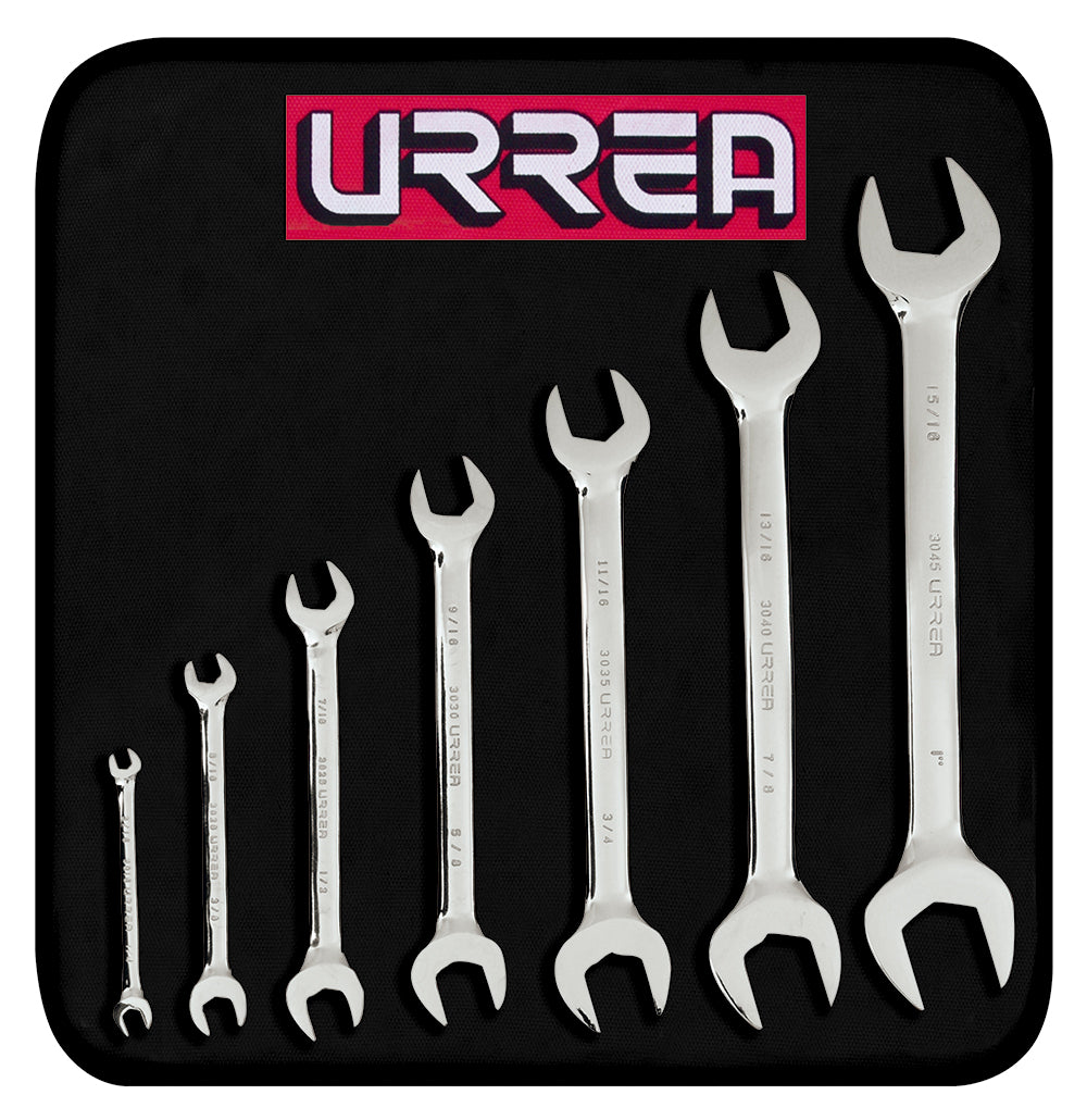 LLAVES ESPAÑOLAS (JUEGO 7PZ) URREA 3000C