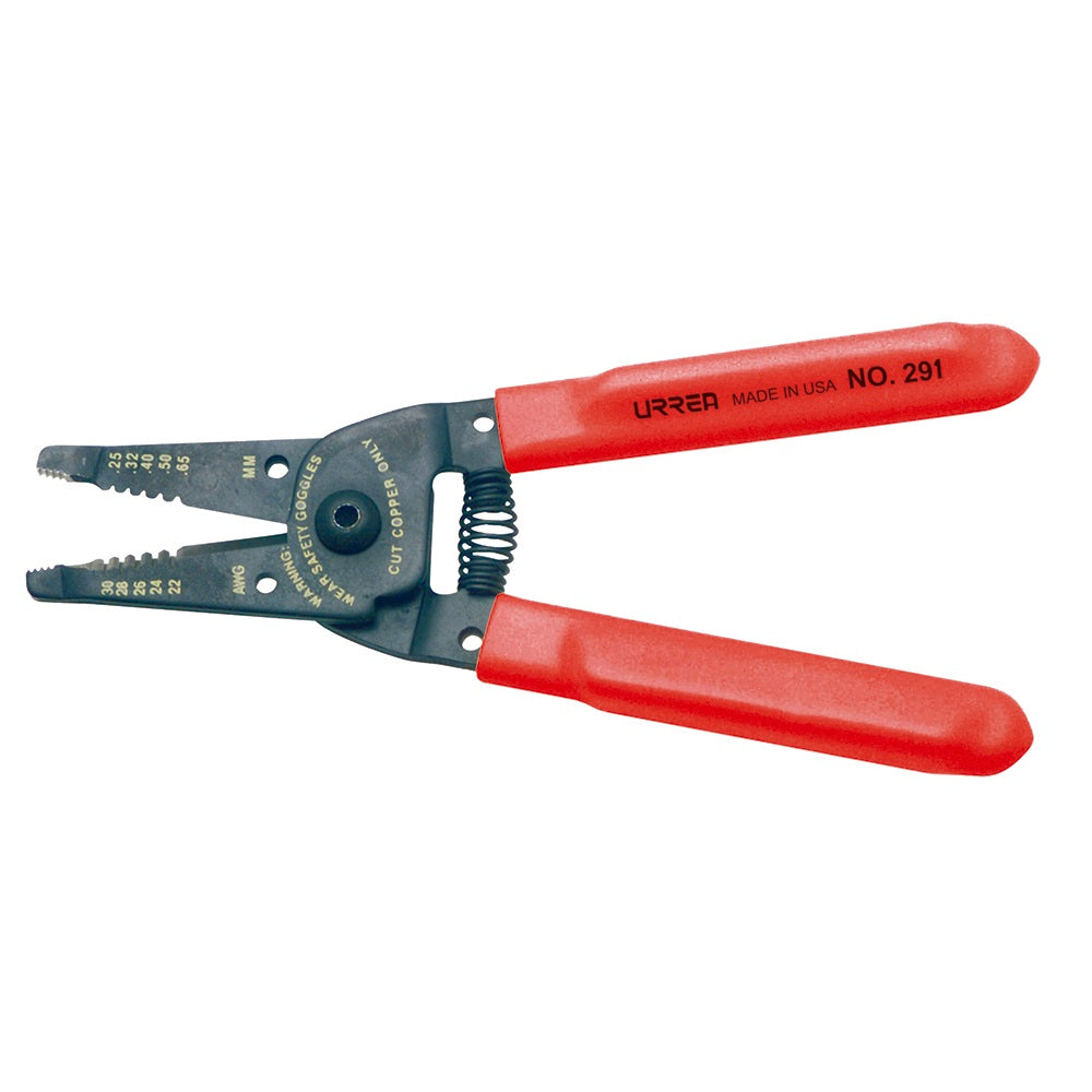 PINZA PELACABLE 10-22AWG 6-3/4" ALTA PALANCA URREA 291