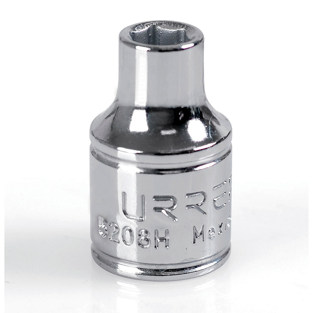 DADO 3/8" 6 PUNTAS 1/4" URREA 5208H