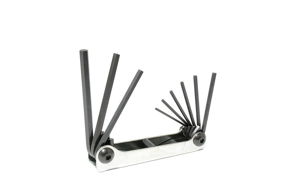 LLAVES ALLEN (JUEGO 9PZ) TIPO NAVAJA 5/64"-1/4" URREA 4993