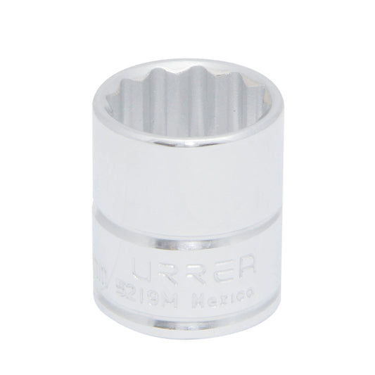 DADO 3/8" METRICO 12 PUNTAS 19 MM URREA 5219M