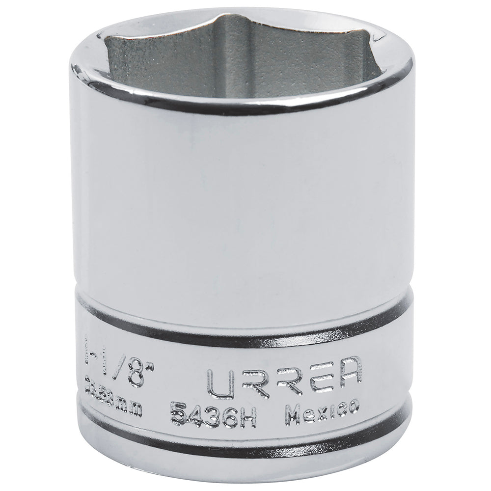 DADO 1/2" 6 PUNTAS 1-1/8" URREA 5436H