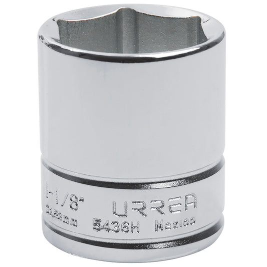 DADO 1/2" 6 PUNTAS 1-1/8" URREA 5436H